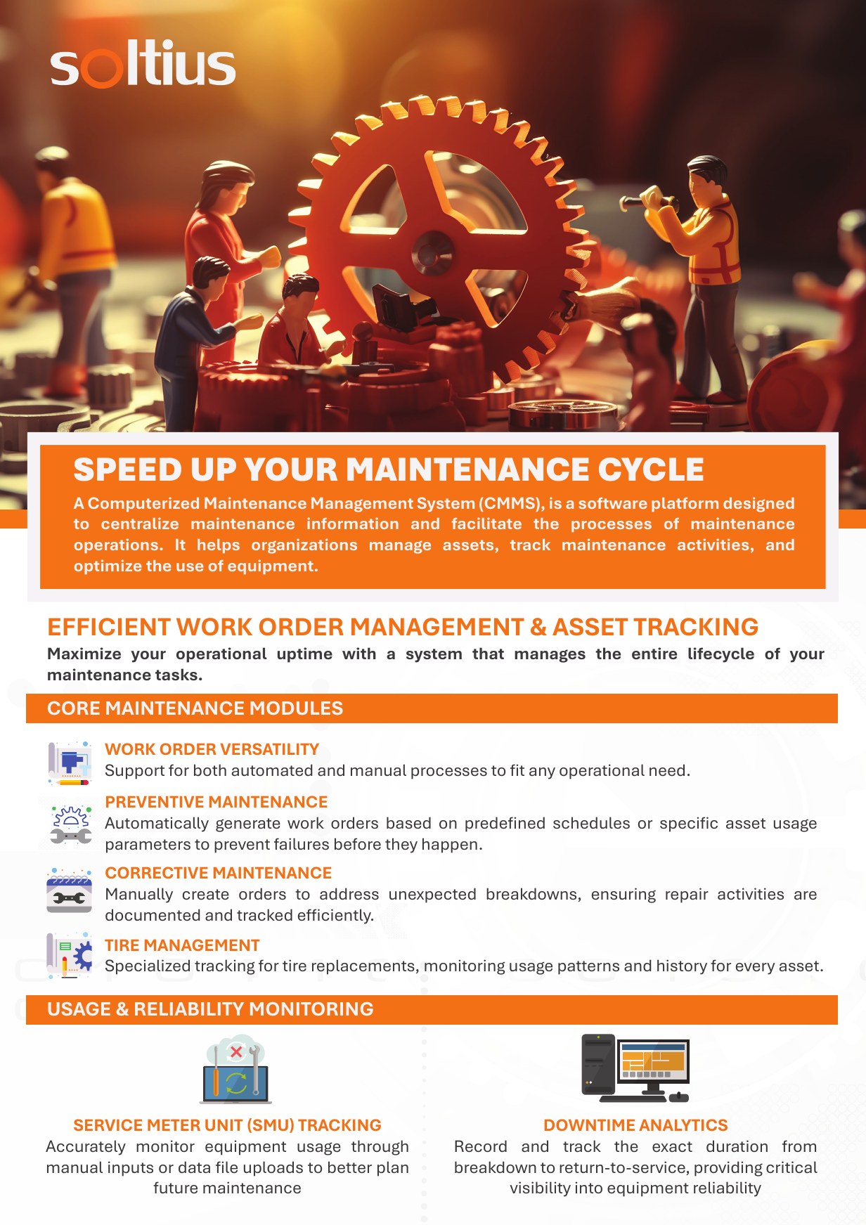 CMMS on Mendix brochure page 1