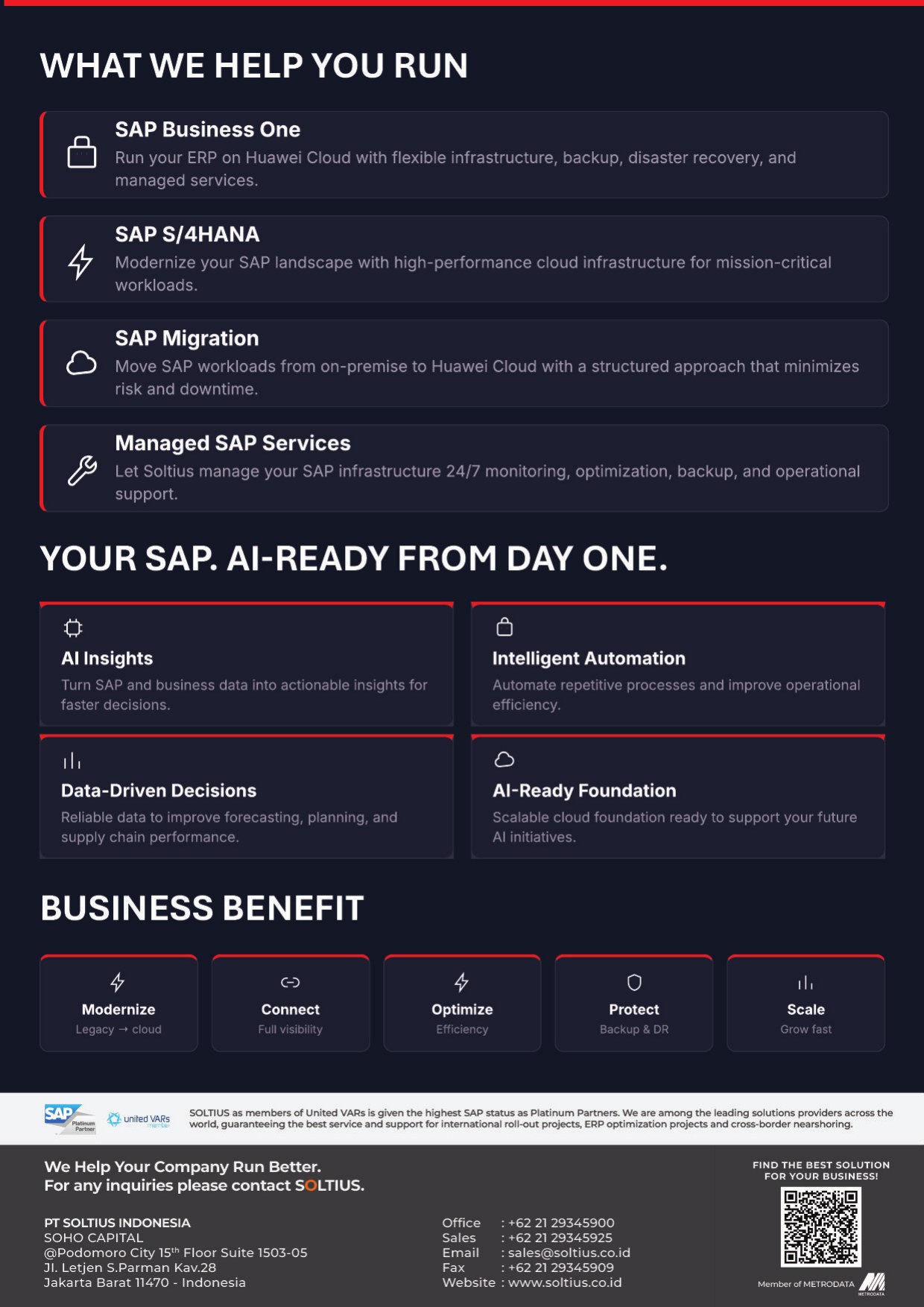 SAP on Huawei Cloud brochure page 2