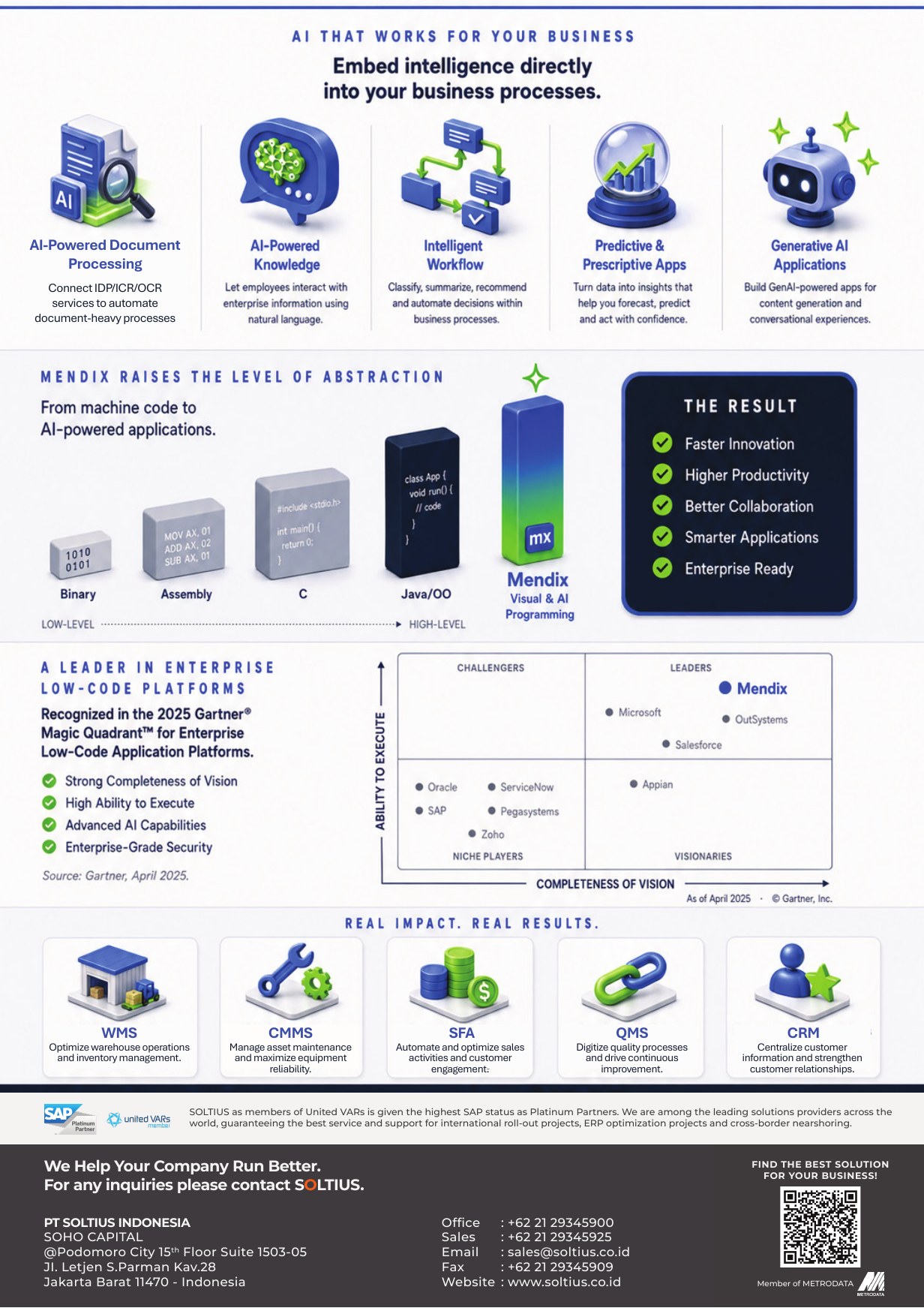 Mendix AI low-code brochure page 2