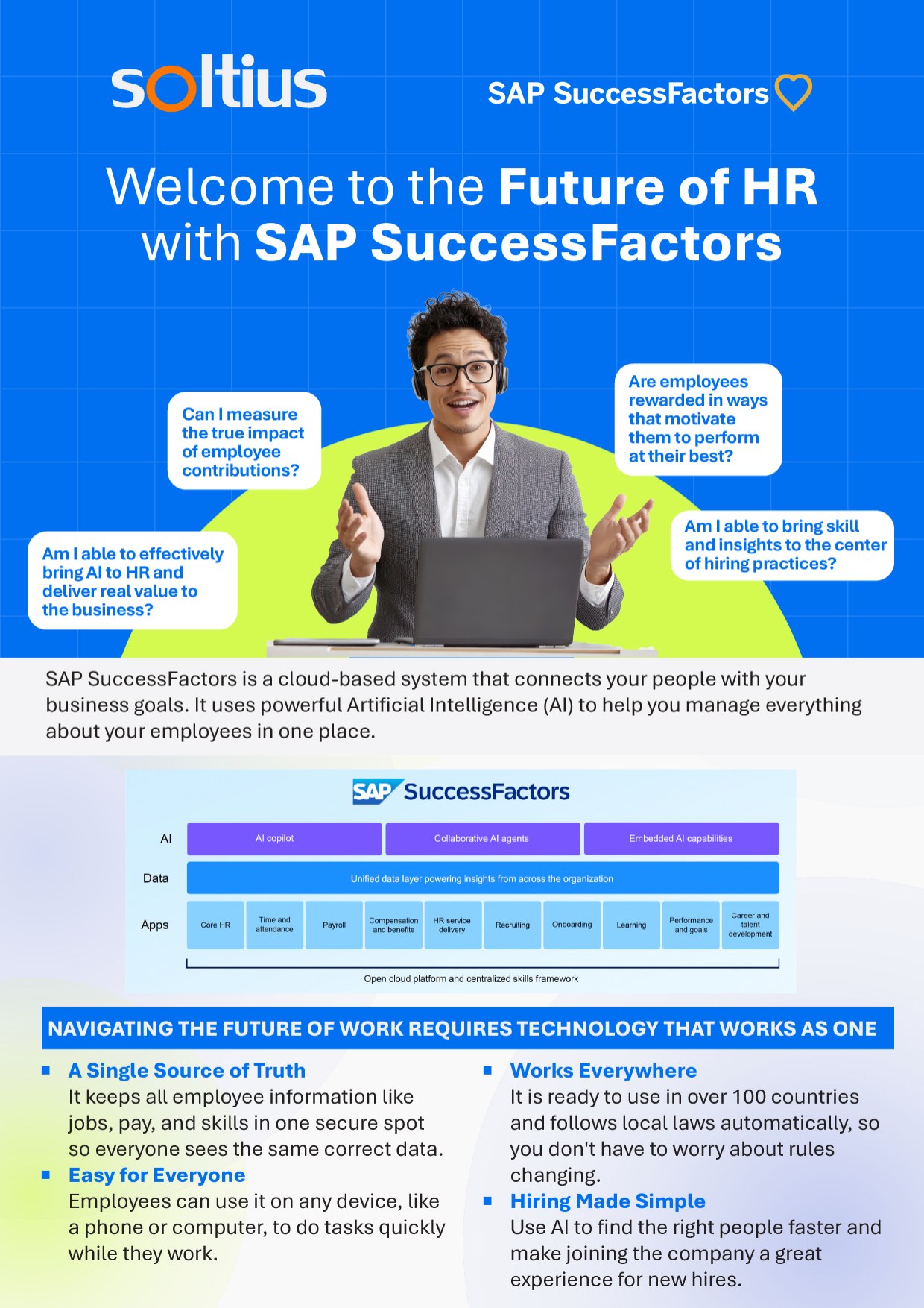 SAP SuccessFactors brochure page 1